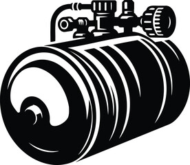 Compressed Air Tank Vector