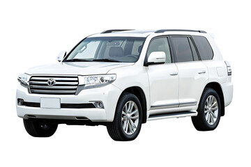 Family car,Luxury SUV isolated on transparent and white background.PNG