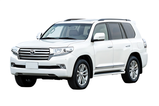 Family car,Luxury SUV isolated on transparent and white background.PNG