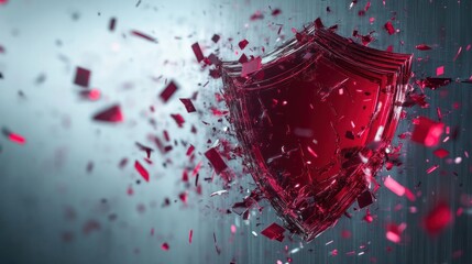Shattered defense shield