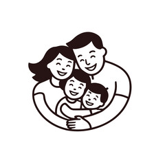 happy family vector
