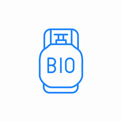 bio fuel energy gas icon sign vector