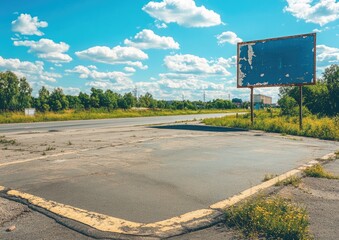 Empty roadside billboard (1)