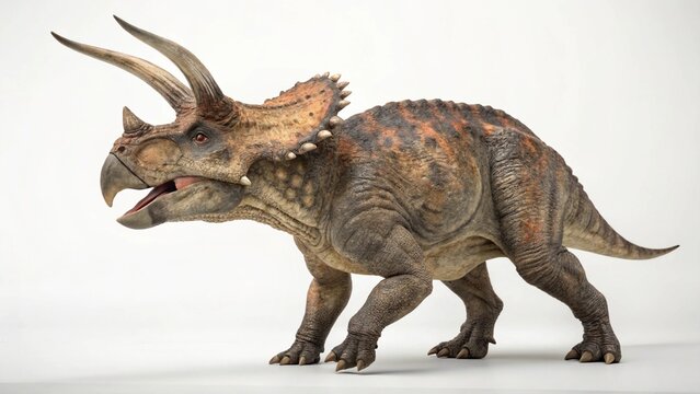 Ceratopsian on studio background
