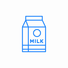 milk carton icon sign vector