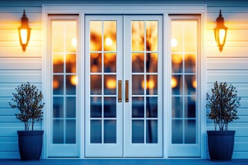 Tranquil Sunset Entrance