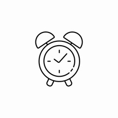 ringing alarm icon sign vector