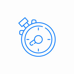 stopwatch timer icon sign vector