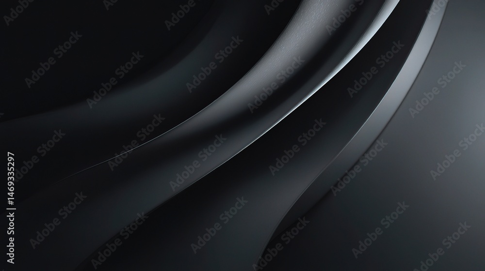 Poster elegant black and gray abstract gradient backdrop for design projects