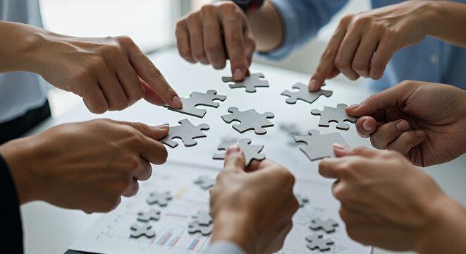 Teamwork: A Collaborative Puzzle Solution