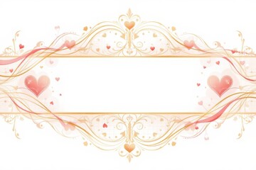 Ornate Heart Frame with Decorative Elements