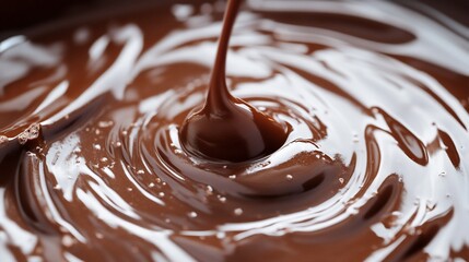 Decadent Chocolate Meltdown: A Luxurious Close-Up