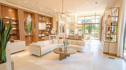 Luxurious Boutique Interior Design: Elegant Retail Space