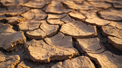 Cracked Earth: A Visual Representation of Drought