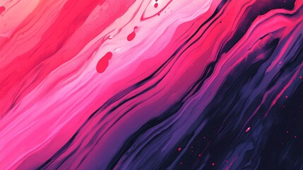 Abstract Gradient Swirls Background with Ink Drop and Fluid Acrylic Texture