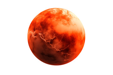 Fototapeta premium Realistic Sci-Fi Planet PNGs — Transparent Background Fantasy Worlds