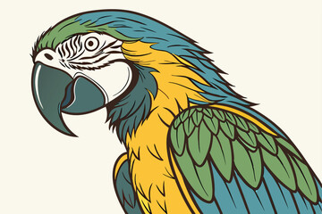 92 colorful tropical parrot, realistic, highly detailed, 8k, 3D render, studio lighting, photorealistic, illustration