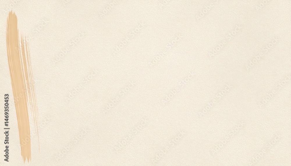 Poster artistic brush stroke creating texture on beige canvas abstract design studio setting close-up persp