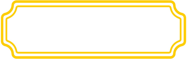 Oriental Text Frame line
