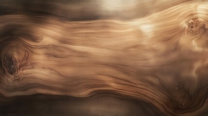 Obraz premium Dark Brown Wood Grain Texture with Light Highlights