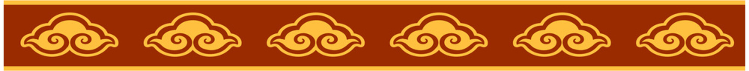 Chinese Style Ruyi Border Decoration
