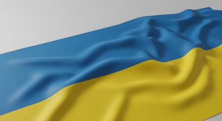 Blue and Yellow Fabric