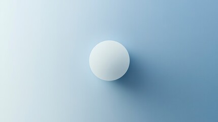 A minimalist blue and white gradient background with a soft-focus white circle centered, blending smoothly, evoking modern elegance. 