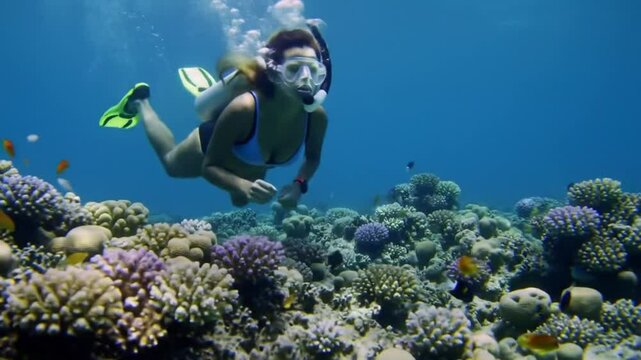 El secreto del Coral, buceando entre corales.