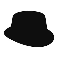 Retro hat silhouette