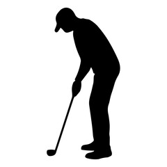 golfer silhouette