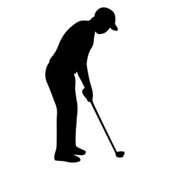 golfer silhouette