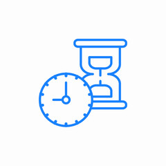 sand hourglass icon sign vector