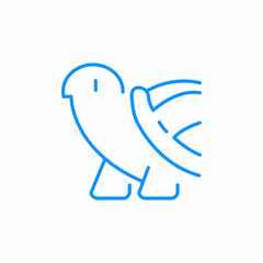 turtle animal icon sign vector
