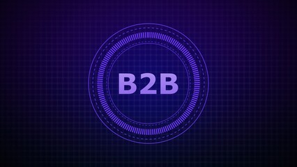 Business, Technology, Internet and network concept illustration, B2B Business company commerce technology marketing concept with refresh or recycle icon,
