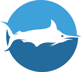 dolphin logo design vector illustration 