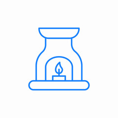 aroma diffuser icon sign vector