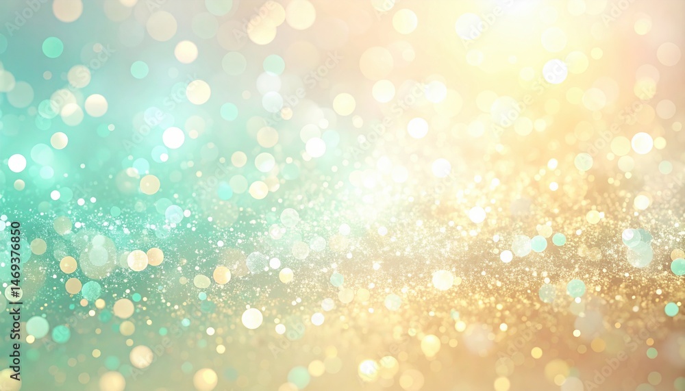 Aufkleber captivating bokeh lights studio setting abstract photography soft lighting close-up view vibrant col