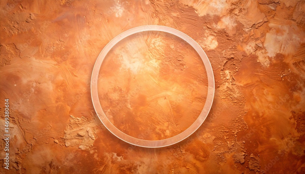 Poster creative circular design concept abstract background digital art modern environment close-up view vi