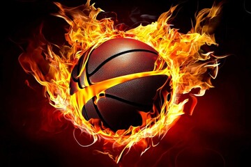 Fototapeta premium Showcase your basketball achievements with a personalized badge. 