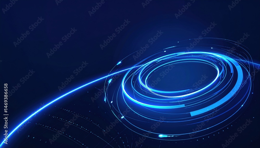 Aufkleber dynamic digital wave animation virtual space graphic design futuristic abstract viewpoint technology