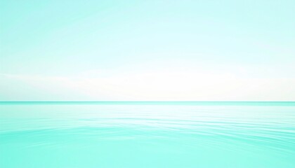 Obraz premium Tranquil ocean view coastal area scenic landscape calm environment serene perspective nature's beauty