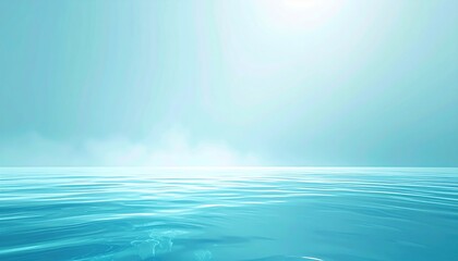 Obraz premium Calm water reflection tranquil ocean nature scene serene setting aerial view peaceful atmosphere