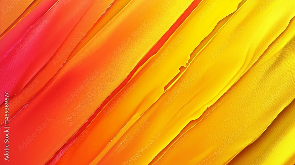 Poster abstract washes create a soothing spring atmosphere in this artwork.