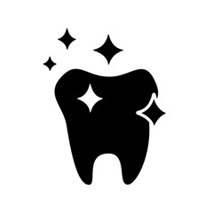 Dental icon on white background.