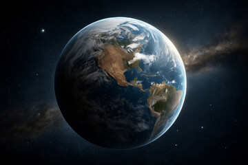 Obraz premium Large planet in space