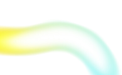 Abstract glowing color gradients shape effect on transparent background. Vibrant multicolored blurred gradient shaped effect background used for graphics use. Glowing neon colors effect, grungy.