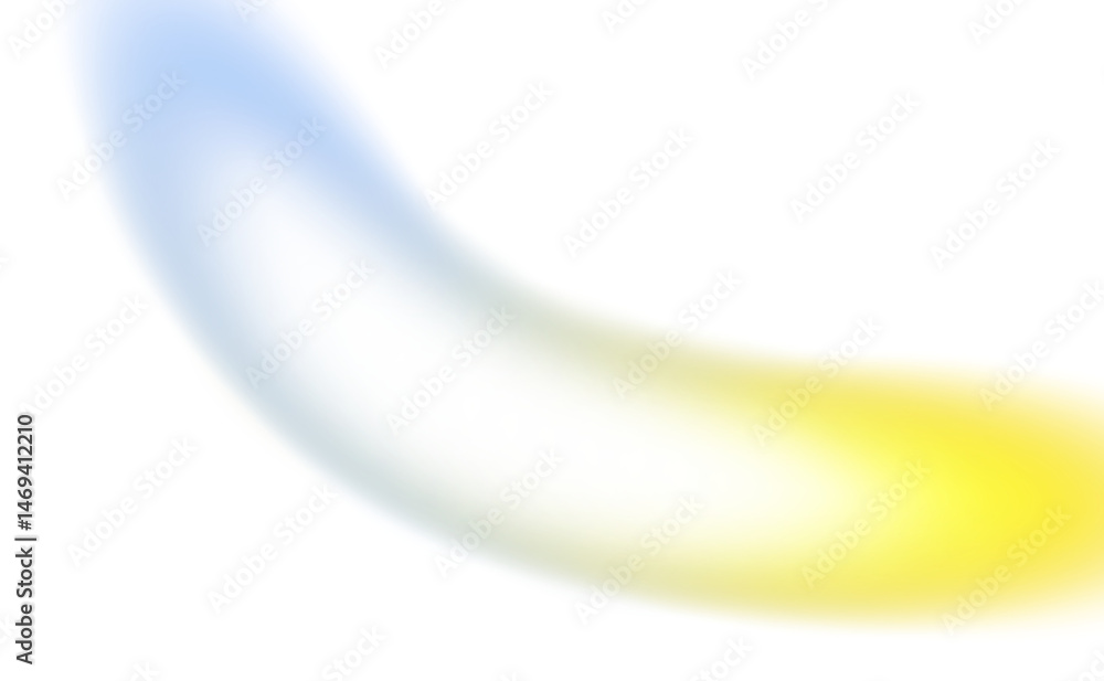Poster abstract glowing color gradients shape effect on transparent background. vibrant multicolored blurre