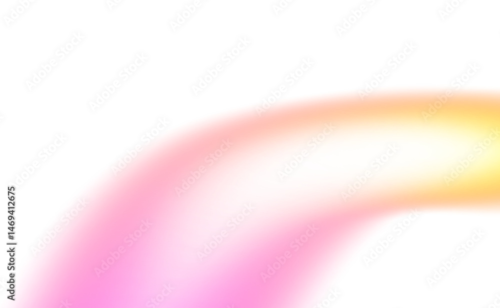 Poster abstract glowing color gradients shape effect on transparent background. vibrant multicolored blurre
