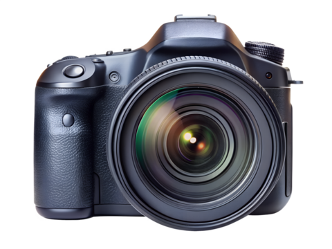 old photo camera isolated on white background. Transparent PNG file type available . - Powered by Adobe