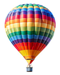 Naklejka premium hot air balloon isolated on white background PNG , AI GENERATED